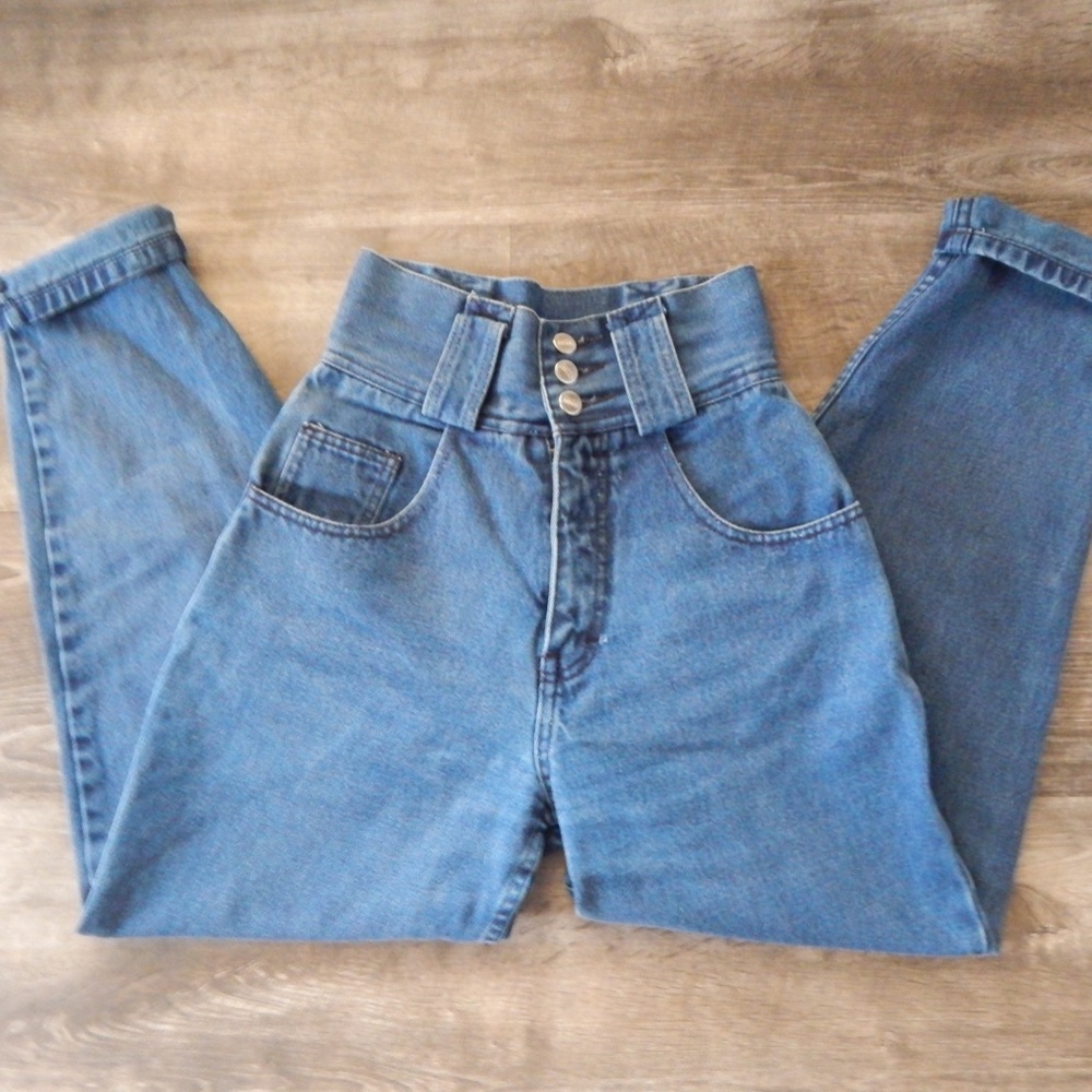 Stefano International / Vintage Super High Waisted Jeans